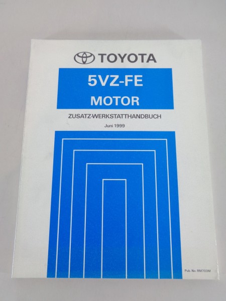 Werkstatthandbuch Toyota 5VZ-FE 3,4l Motor für Land Cruiser Prado J90 von 6/1999