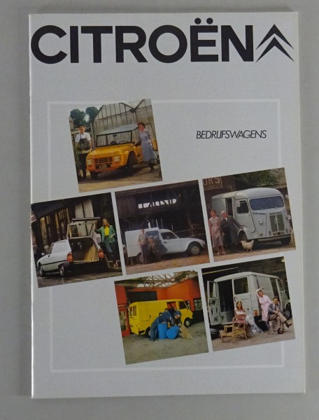 Prospekt / Broschüre Citroen Lieferwagen Stand ca. 1981 niederl.