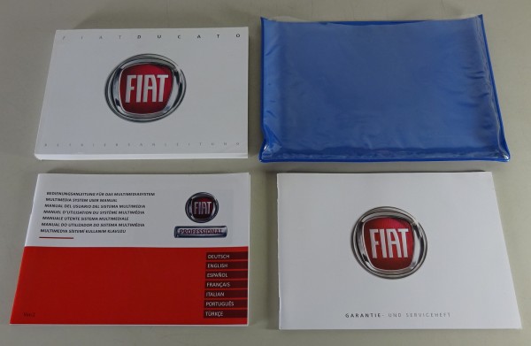 Bordmappe mit Betriebsanleitung + Serviceheft Fiat Ducato III Typ 250 von 2019