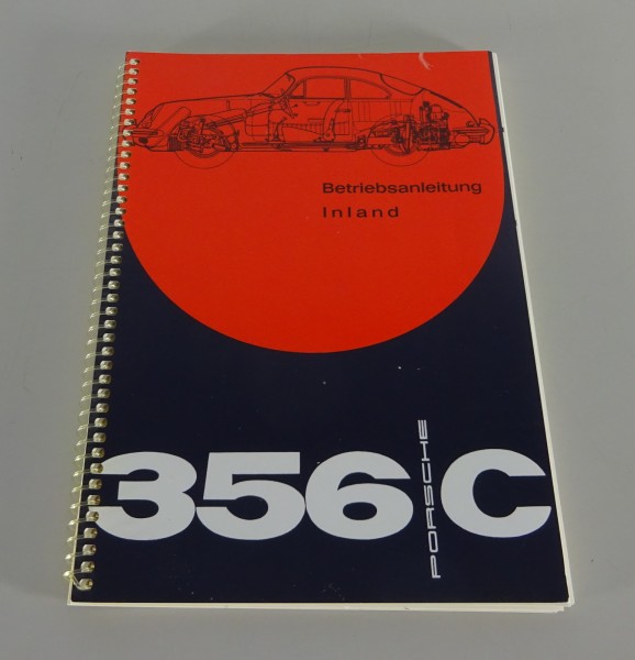 Betriebsanleitung / Handbuch Porsche 356 C 1600 C / SC Stand 11/1964 Original