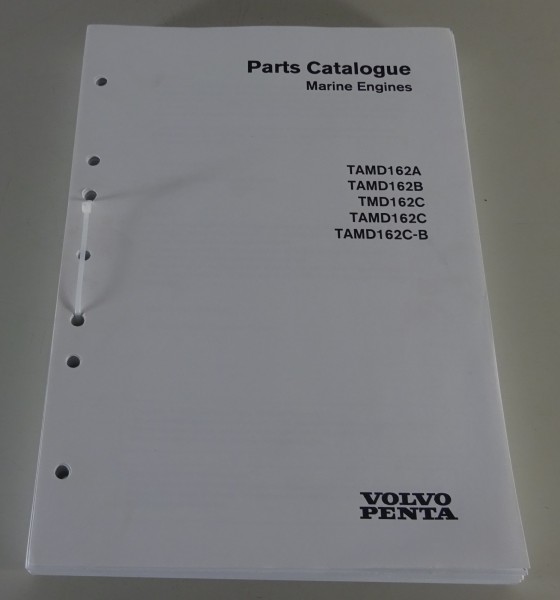 Teilekatalog Volvo Penta Bootsmotor TAMD162A - TAMD162C-B Stand 06/2000