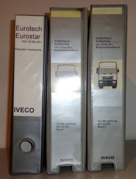 Werkstatthandbuch Iveco EuroStar & EuroTech Band 1 & 2 Stand 1994