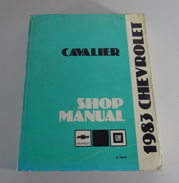 Workshop Manual / Repair Manual Chevrolet Cavalier from 1983