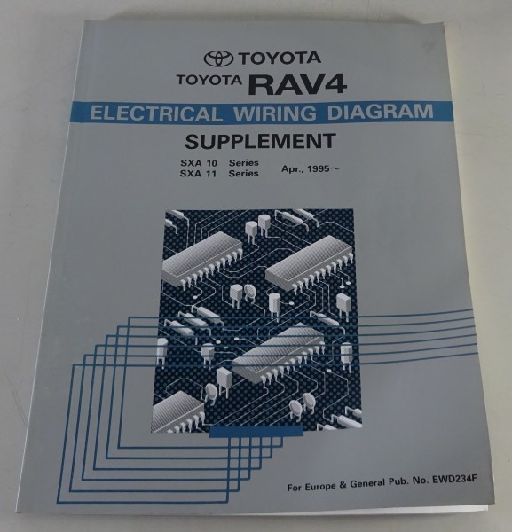 Workshop Manual Electric Wiring Diagramm Supplement Toyota RAV4 from 05/1995