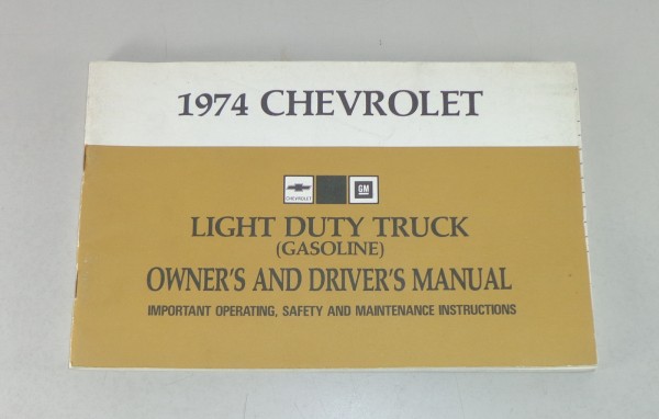 Owners Manual / Betriebsanleitung Chevrolet Suburban + Pick Up C-Serie / K-Serie