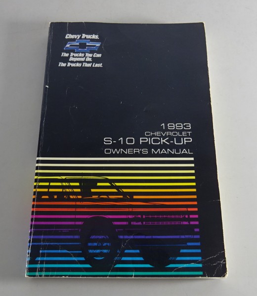 Owner´s Manual / Handbook Chevrolet S-10 Pickup Stand 1993