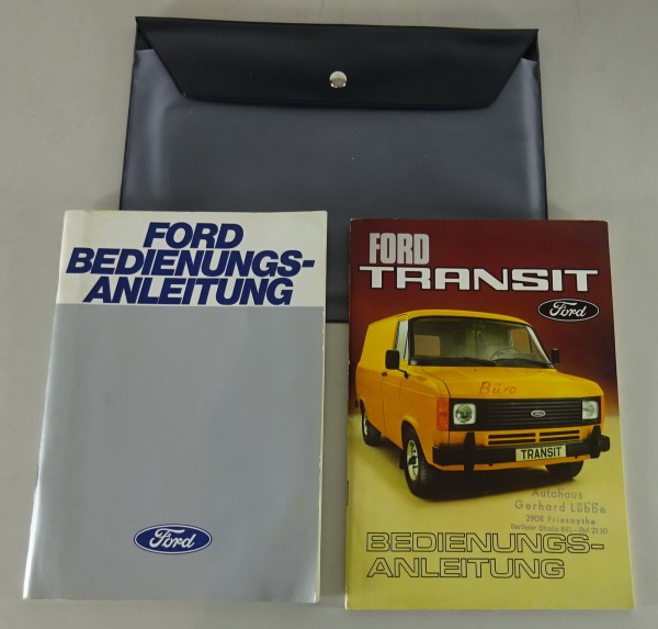 Bordmappe + Betriebsanleitung Ford Transit Stand 04/1978