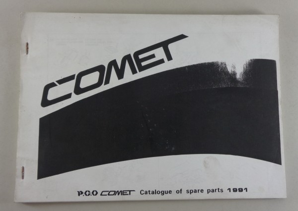 Teilekatalog PGO Comet von 1991