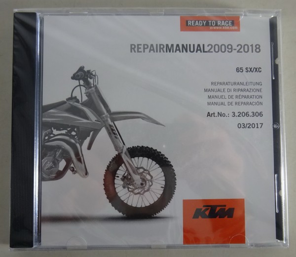 Werkstatthandbuch / Workshop Manual KTM 65 SX / XC Bj 2009 - 2018 Stand 03/2017