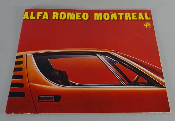Prospekt / Broschüre Alfa Romeo Montreal Stand 1973