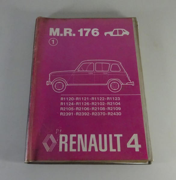 Werkstatthandbuch / Reparaturleitfaden Renault R4 Karosserie Stand 09/1975