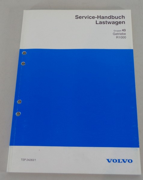 Werkstatthandbuch Volvo LKW Getriebe R1000 von 1988