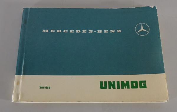 Scheckheft / Wartungsheft Mercedes Benz Unimog 406 Stand 09/1974