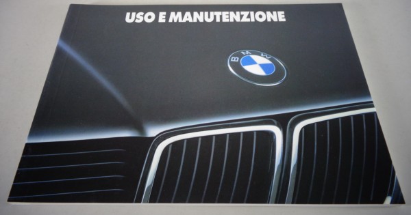 Uso e manutenzione / manuale BMW Serie 7 E32 730i 735i 735iL 750i 750iL 08/1990