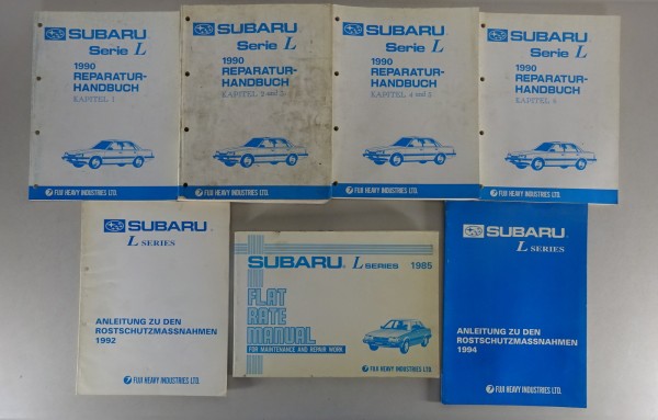 Werkstatthandbuch Subaru Leone L 1800 incl. Coupé 4 Bände Stand 10/1989