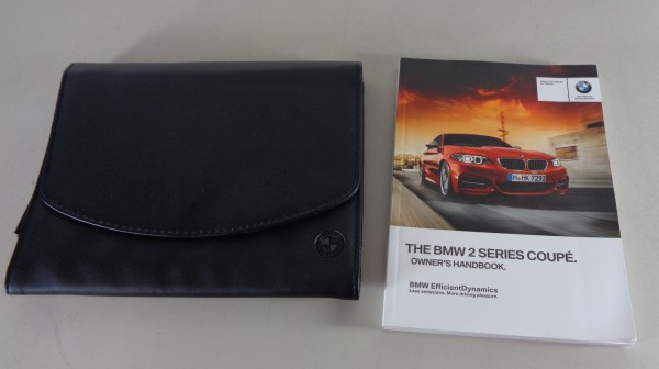 Owner's Manual + Wallet BMW 2-Series F22 Coupé 218i 220i 228i M235i... from 2015