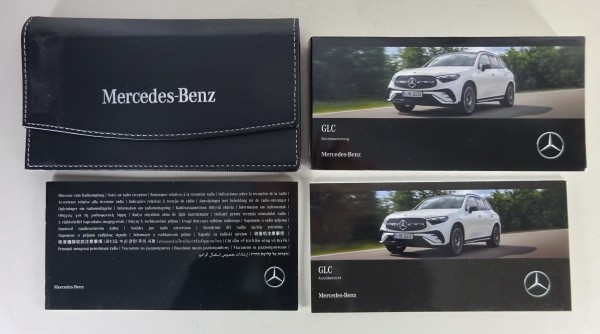 Bordmappe + Betriebsanleitung Mercedes-Benz GLC Typ X254 SUV Stand 2023