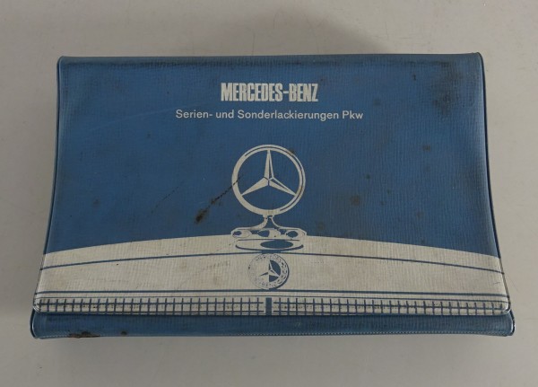 Lackmustermappe Serien- u. Sonderlackierungen Mercedes Benz R 107 /SL C 107 /SLC