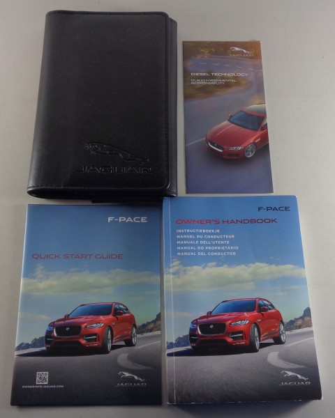 Owner's Manual + Wallet Jaguar F-Pace from 2016