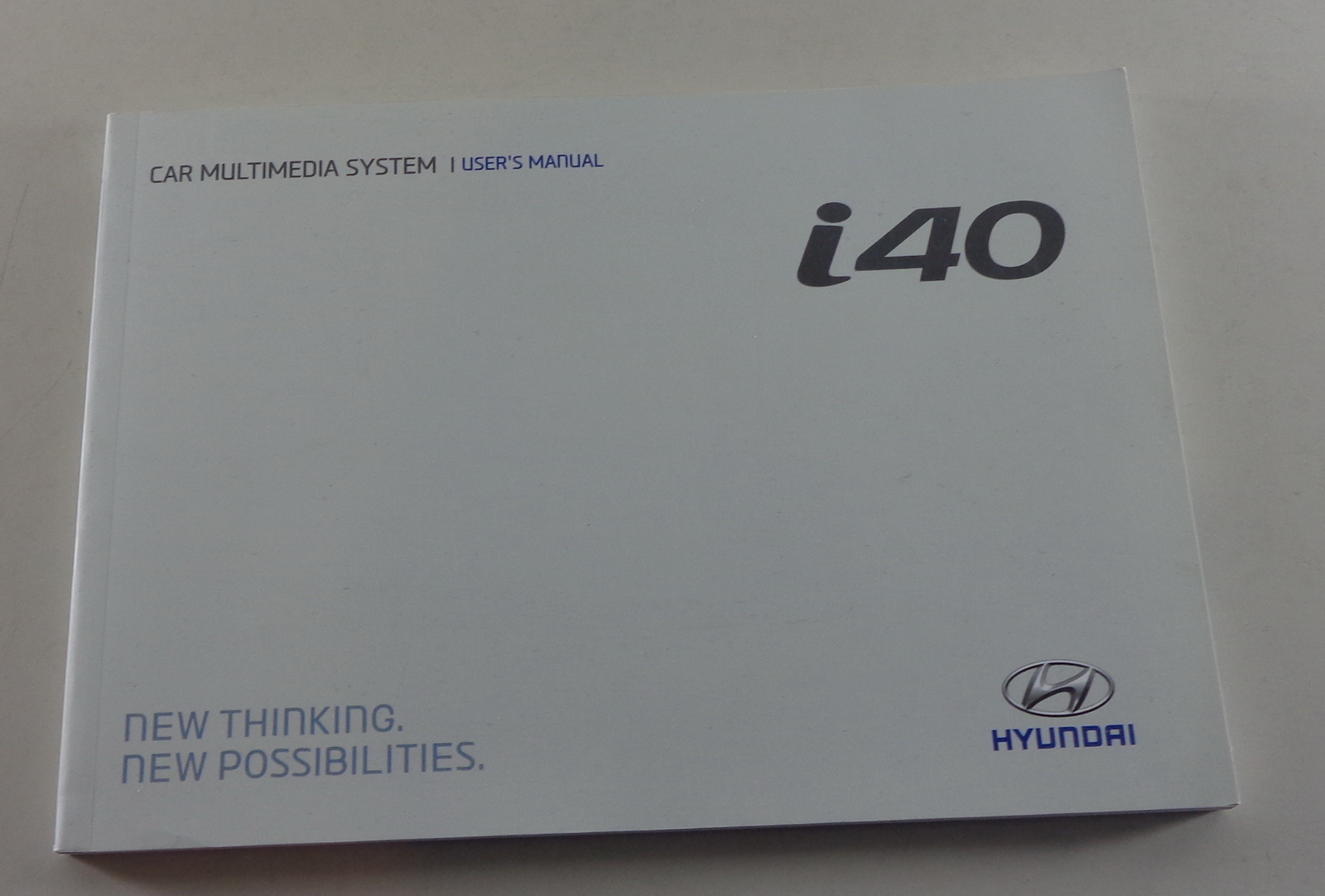 Owner's Manual Hyundai i40 Multimedia System PKBuch