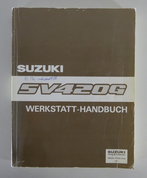 Werkstatthandbuch Nachtrag Suzuki Vitara SV420G von 02/1997