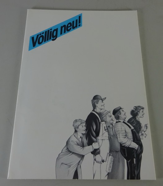 Prospekt / Broschüre Mercedes-Benz DüDo T2 Düsseldorfer Transporter Stand 3/1986