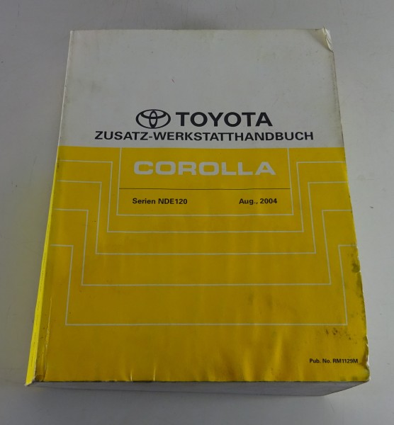 Werkstatthandbuch Toyota Corolla Nachtrag Stand 08/2004