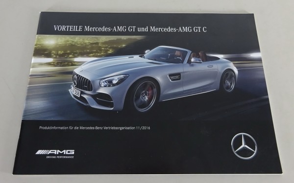 Vorteile / Produktinfo Mercedes-Benz AMG GT / AMG GT C Baureihe 190 von 11/2016