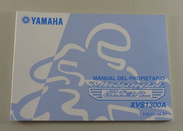 Manual del Propietario Yamaha Midnight Stan Typ XVS1300A from 09/2007