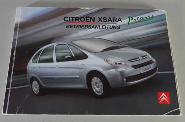 Betriebsanleitung / Handbuch Citroen Xsara Picasso Stand 04/2004