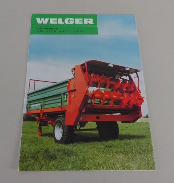 Prospekt Welger Stalldungstreuer LS 280 / 300 / 320 T / 325 T Stand 11/1997
