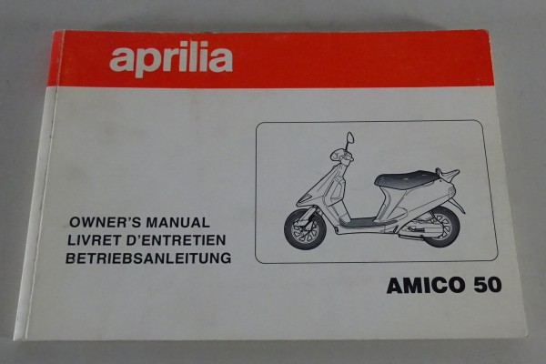 Betriebsanleitung / Handbuch Aprilia Roller Amico 50