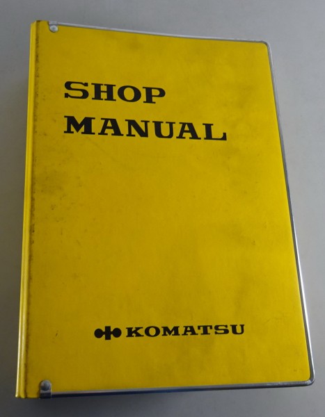 Workshop Manual / Werkstatthandbuch Komatsu Kompaktbagger PF55L-1 Stand 01/1988