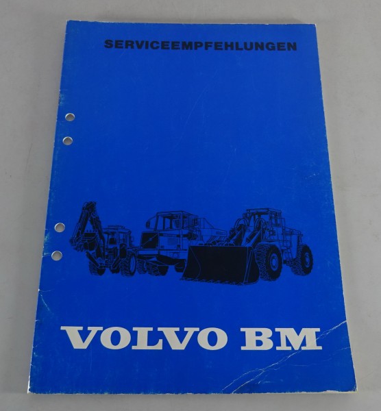 Werkstatthandbuch / Serviceempfehlungen Volvo BM Dumper Stand 10/1983