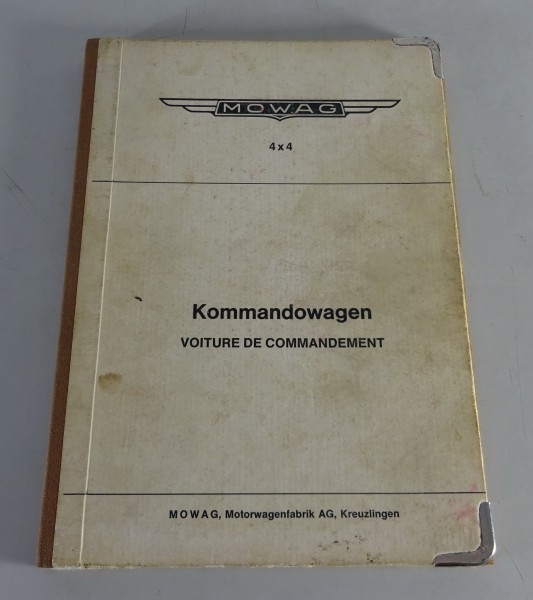 Schaltplan + Schmierplan Falttafel Mowag T1 4x4 Kommandowagen Schweizer Armee