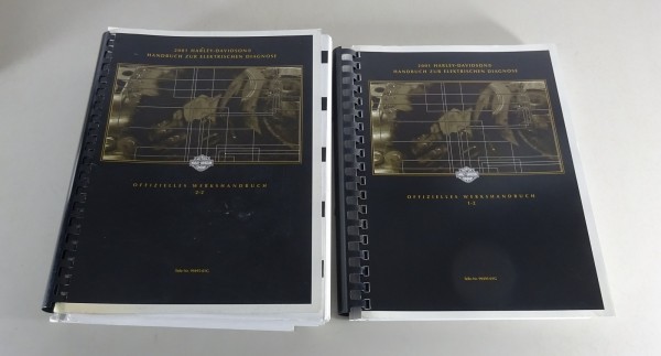 Diagnosehandbuch Harley Davidson XLH/DYNA/SOFTAIL/FLT Modelle 2001 Band 1 & 2