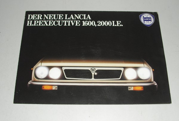 Prospekt / Brochure Lancia H. P. Executive 1600 + 2000 I. E.