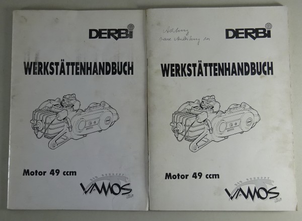 Werkstatthandbuch Derbi Motor, 49 ccm für Derbi Vamos Roller Stand 1993