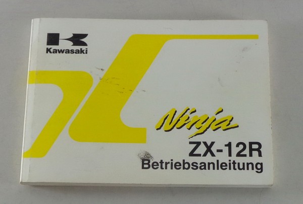 Betriebsanleitung / Handbuch Kawasaki Ninja ZX-12 R Stand 1999