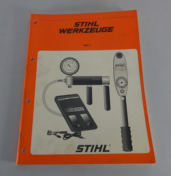 Katalog Sonderwerkzeuge Stihl Motor- u. Elektrosägen / Motorsensen Stand 06/1996