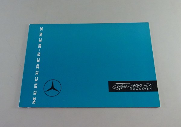 Prospekt / Broschüre Mercedes-Benz 300 SL Roadster W198 / R198 Nachdruck