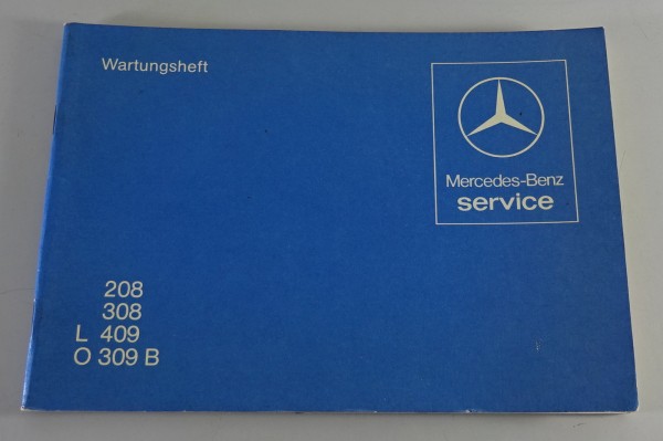 Scheckheft blanko Mercedes-Benz Bremer Transporter T1 + T2 DüDo Stand 04/1979