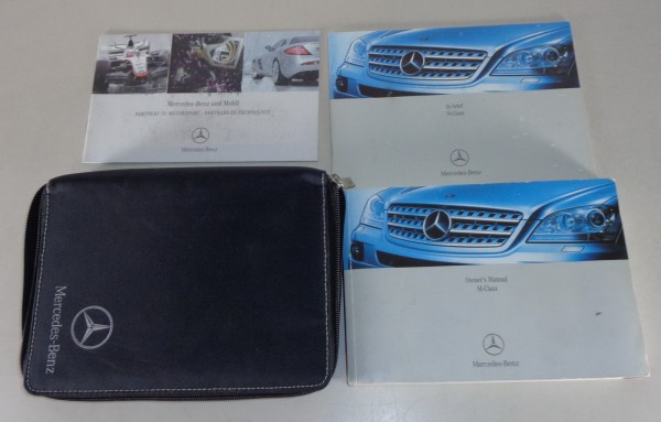 Owner's Manual + Wallet Mercedes M-Class W164 ML 350 500 / 280 420 CDI from 2006