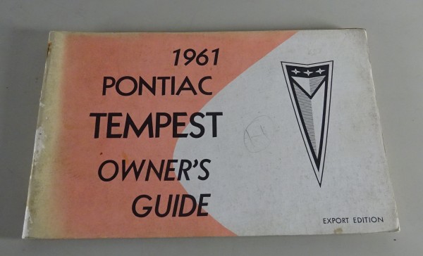 Owner´s Manual / Handbook Pontiac Tempest Stand 1961