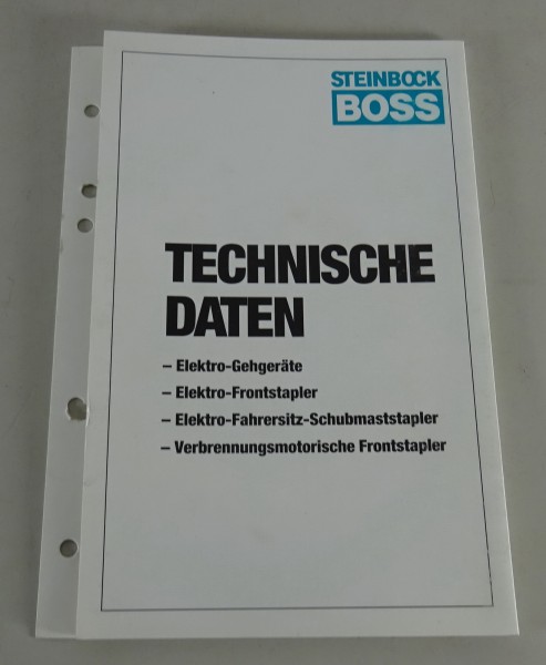 Technisches Datenblatt Steinbock Elektro,-Gehgeräte-Verbrennungsmotorische...