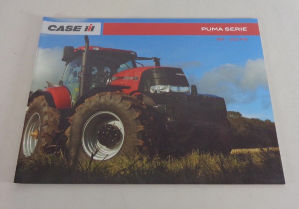 Prospekt / Broschüre Case IH Traktor Puma Serie 165 / 180 / 195 / 210 v.02/2007