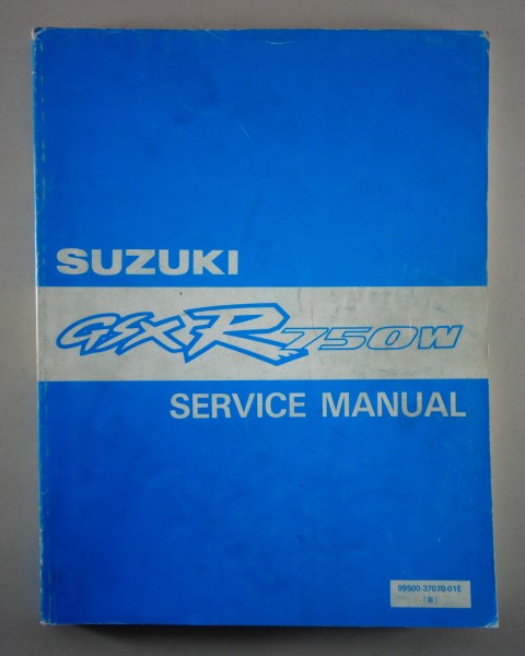 Workshop Manual / Werkstatthandbuch Suzuki GSX - R 750 W from 11/1991