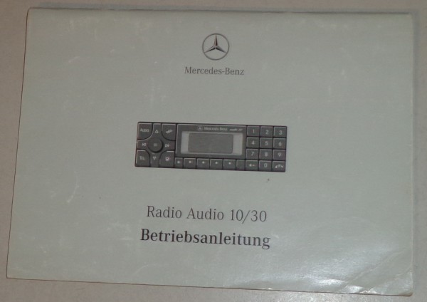 Betriebsanleitung Mercedes Benz Radio Audio 10/30 von 04/1999