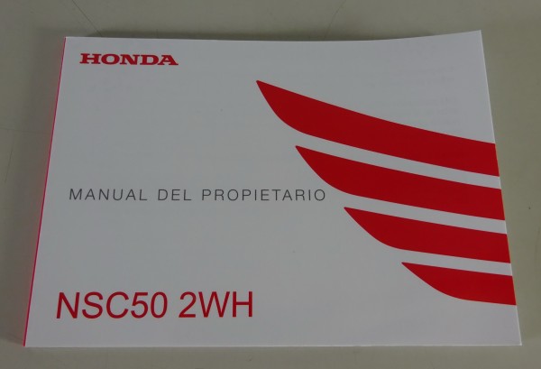 Manual del Propietario Honda NSC 50 2WH Stand 2012 Español