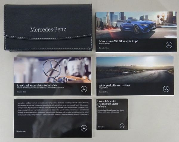 Fedélzeti mappa + kezelési útmutató Mercedes AMG GT 4 ajtós kupé 04/2020 -tol